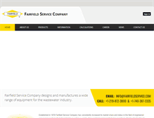 Tablet Screenshot of fairfieldservice.com